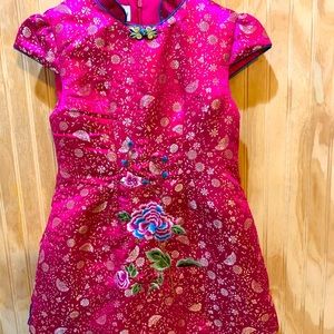 Girls Asian kimono dress size 10